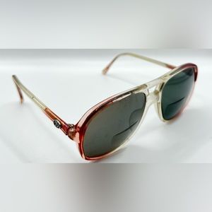 Vintage Diplomat M-260 Brown Translucent Pilot Sunglasses Frames Only